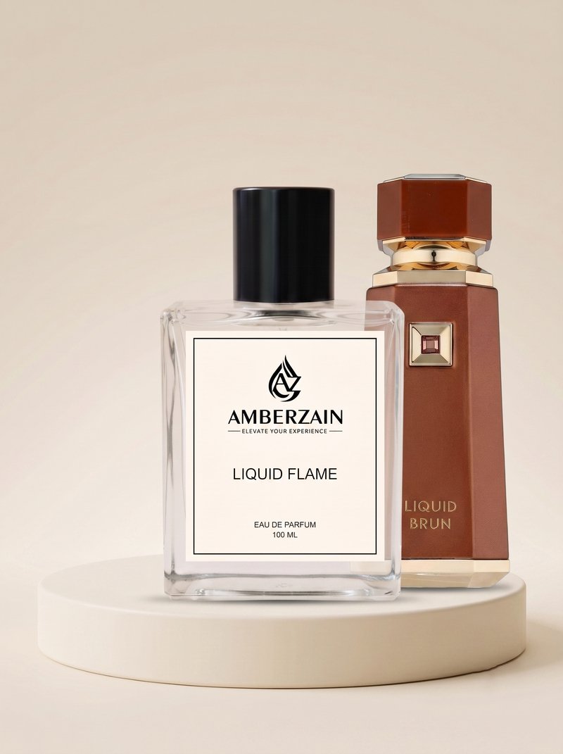 Liquid Burn (Liquid Flame) Liquid Flame – Inspired by Liquid Brun French Avenue | Premium Warm Vanilla Woody Perfume for Men - Image 1