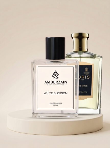 White Blossom – Inspired by White Rose Floris | Premium Floral Rose Perfume for Women
